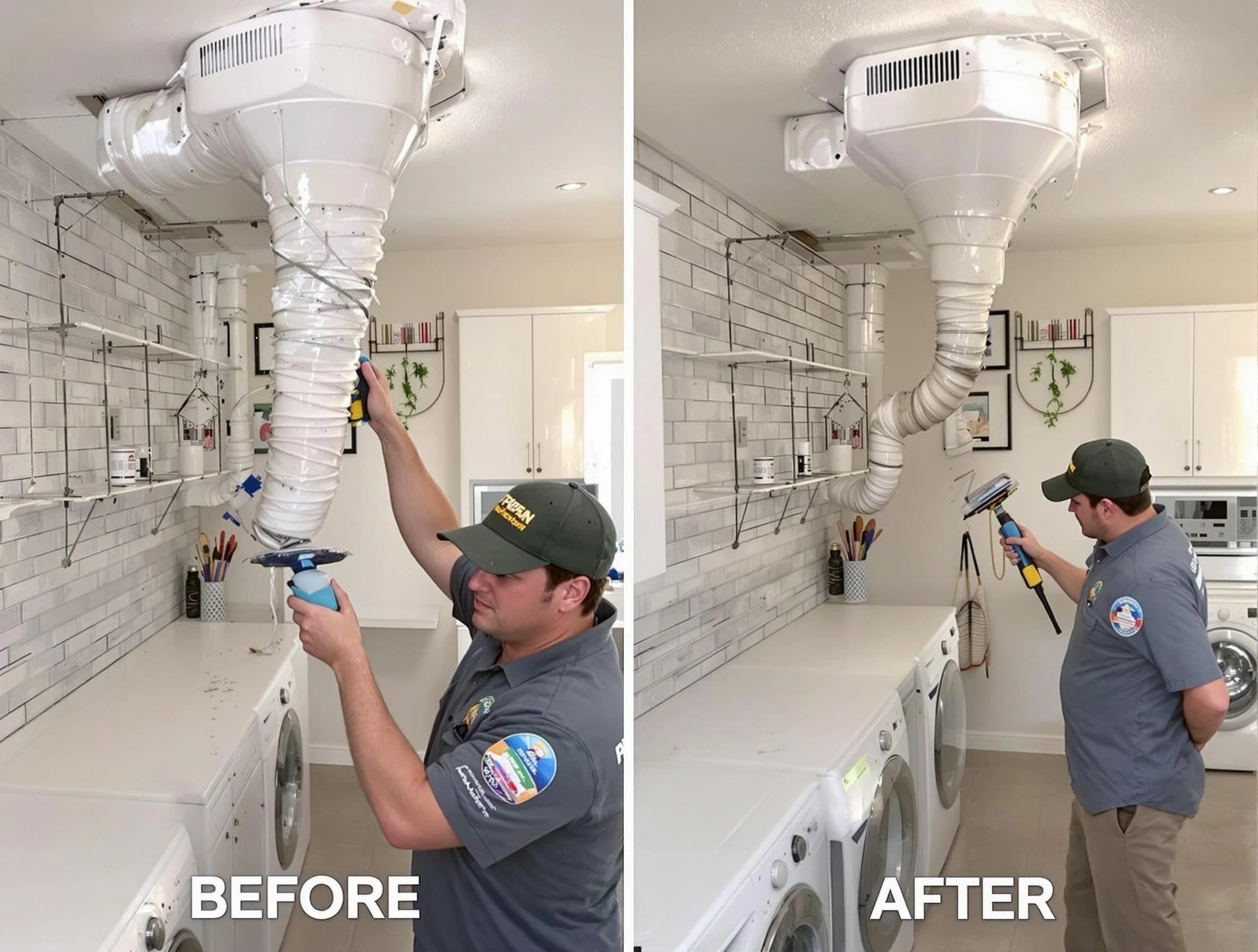 Professional dryer exhaust vent cleaning by Haverhill Dryer Vent Cleaning in Haverhill