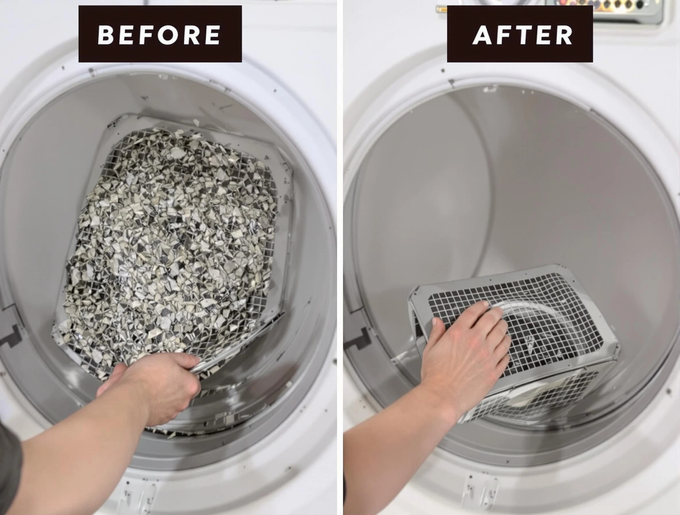 Professional lint trap cleaning by Haverhill Dryer Vent Cleaning in Haverhill