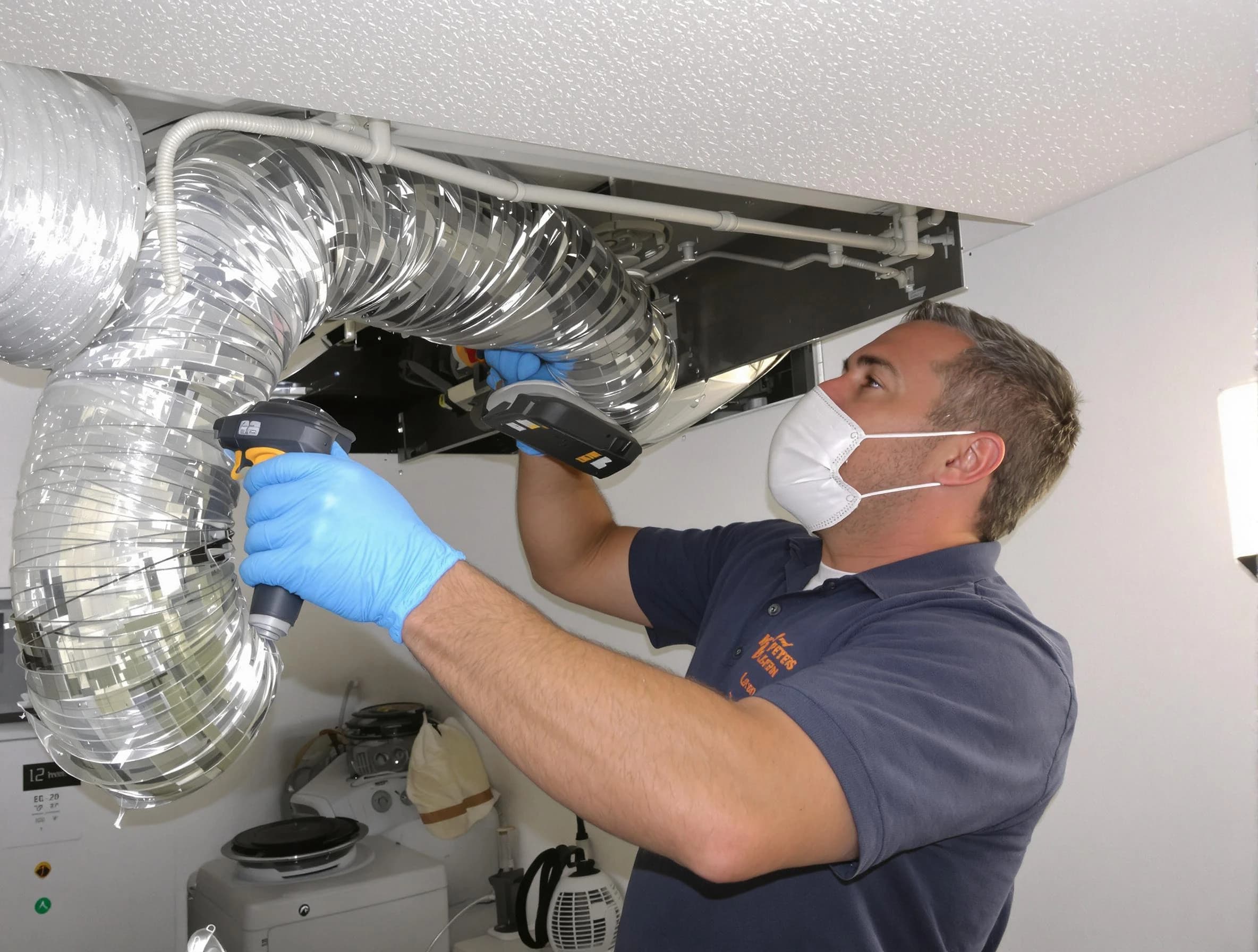 Haverhill Dryer Vent Cleaning professional performing thorough residential dryer vent cleaning in Haverhill