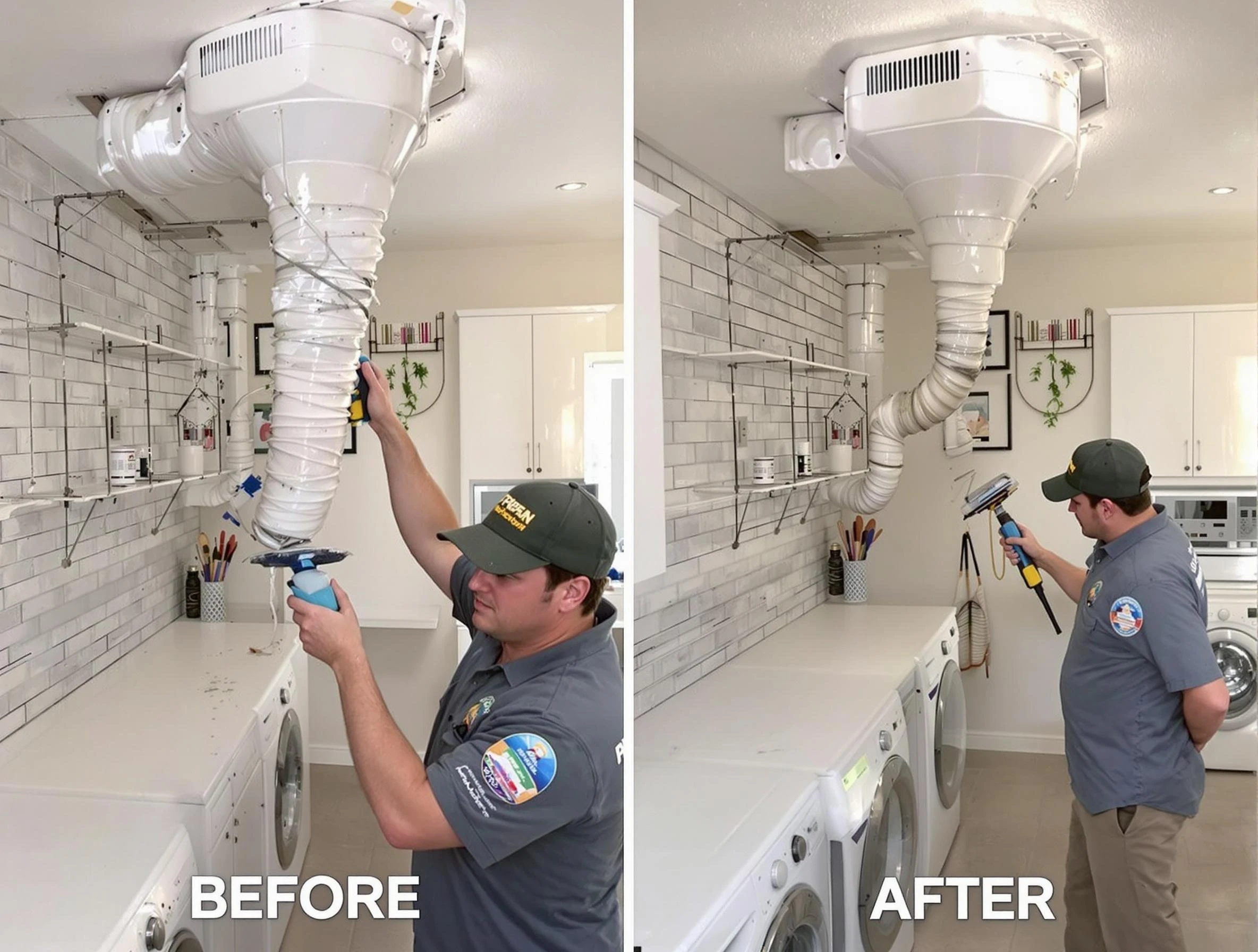 Professional dryer exhaust vent cleaning by Haverhill Dryer Vent Cleaning in Haverhill